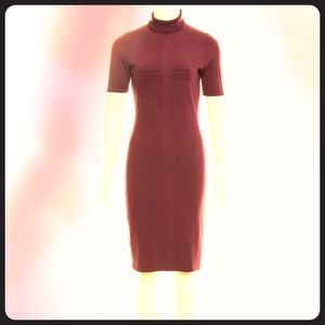 Versace knit dress in beautiful eggplant color, 4
